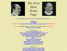 Tablet Screenshot of jerryhunt.org